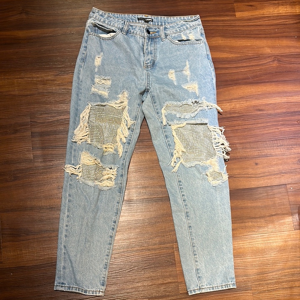 Fashion Nova jeans.